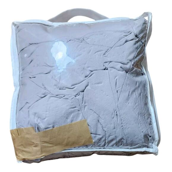 Lush Decor Gray Full Ruffle Skirt Bedspread 3PC Farmhouse Bedding Set Open Box - Picture 3 of 6